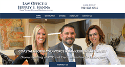 Desktop Screenshot of jeffreyhannalaw.com
